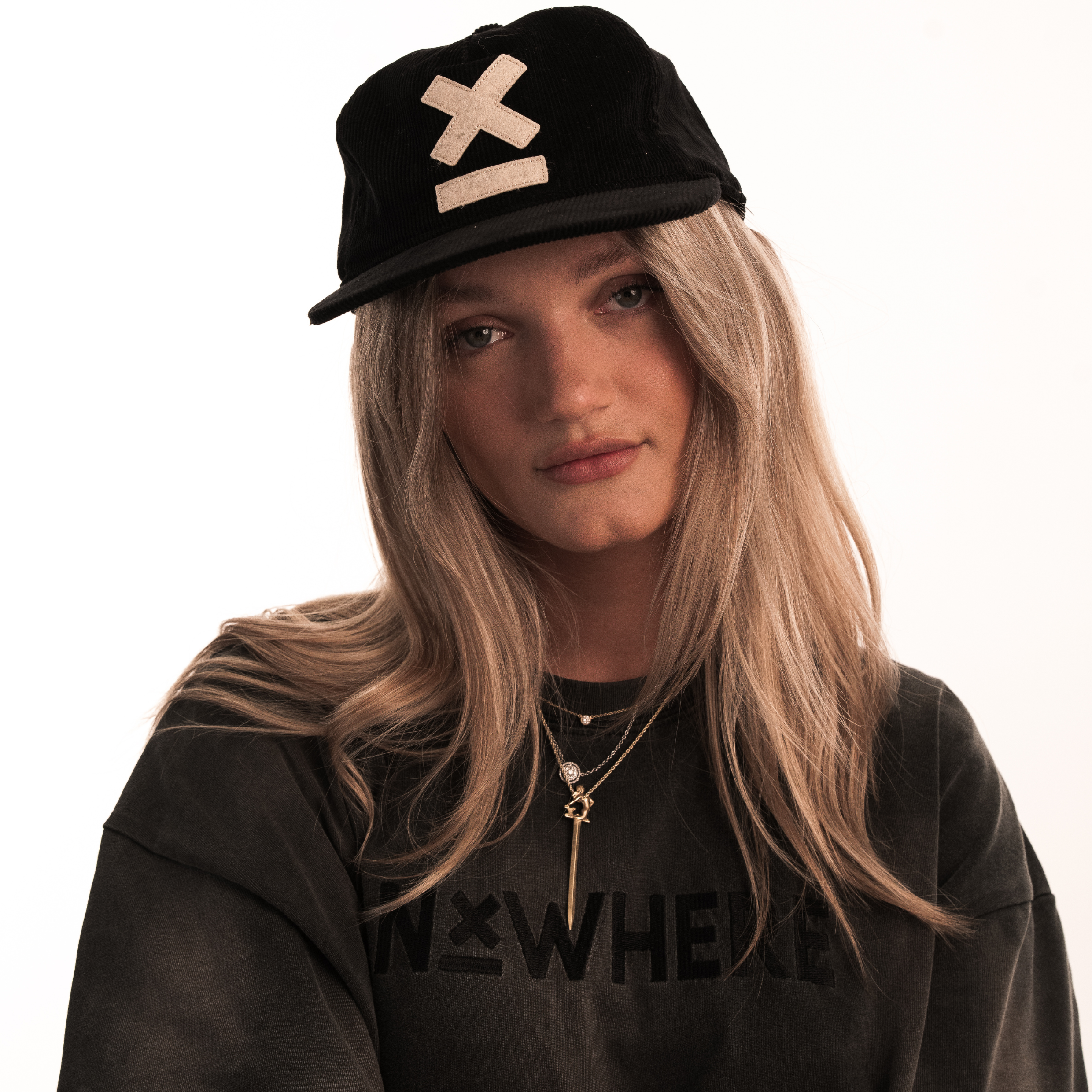 Nxwhere Black Corduroy Cap